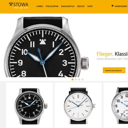 Screenshot STOWA Shop