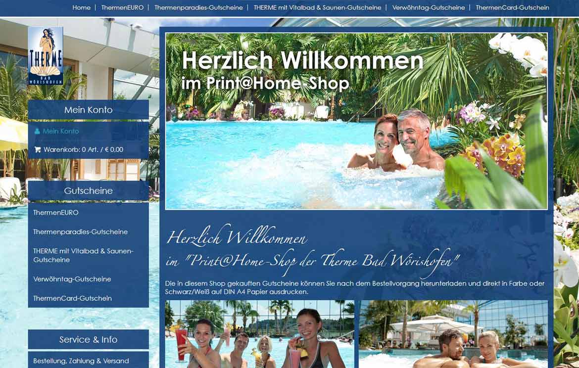 Gutscheine online verkaufen und direkt drucken - Therme Bad Wörishofen