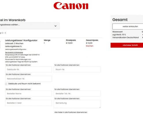 canon2 Canon Bestellung