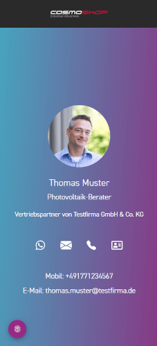 Digitale Visitenkarte