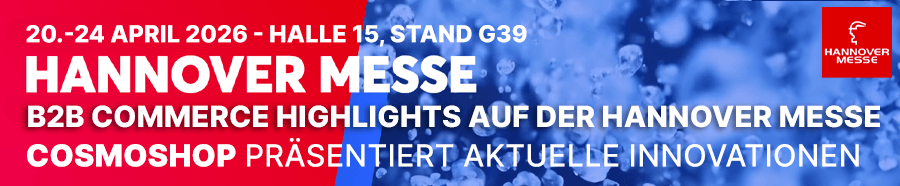 Cosmoshop auf der B2B Commerce Hannover Messe Cosmoshop auf der B2B Commerce Hannover Messe